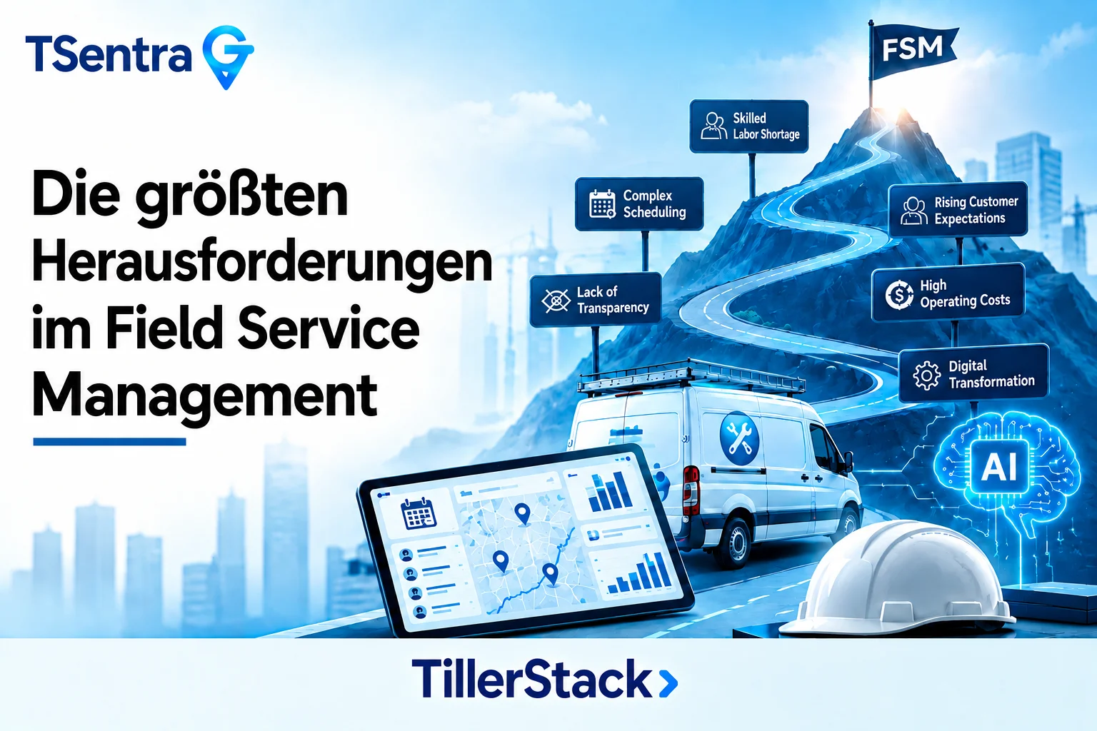 Die größten Herausforderungen im Field Service Management